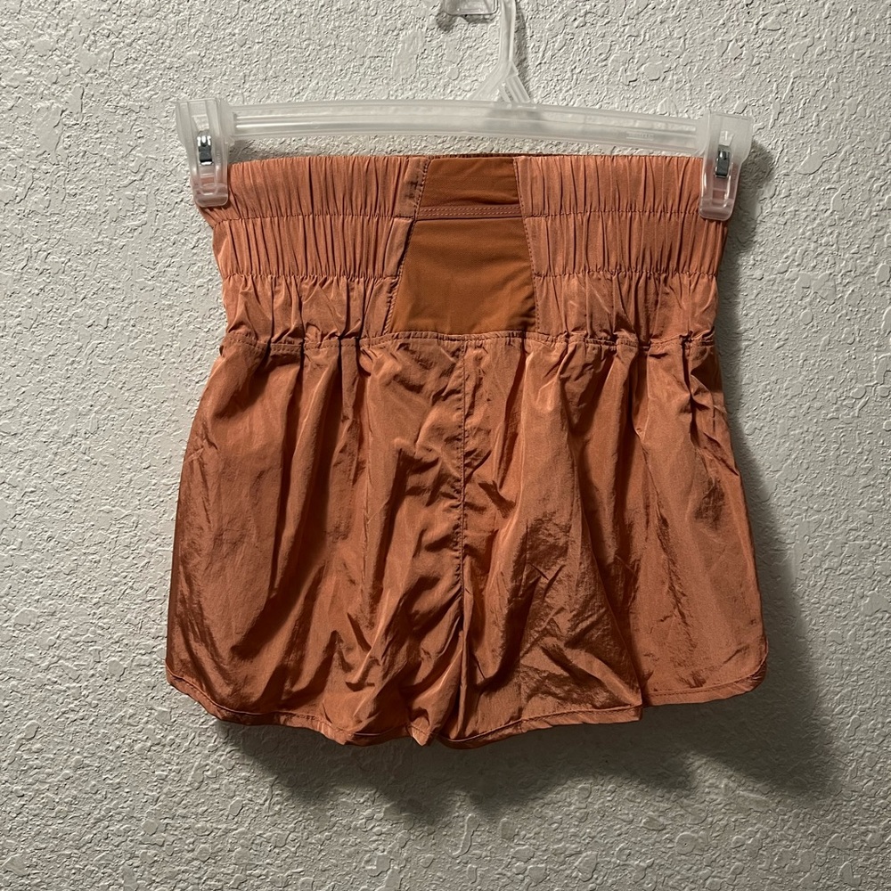 Free People Way Home Shorts in Brushed Apricot - Picture 4 of 8